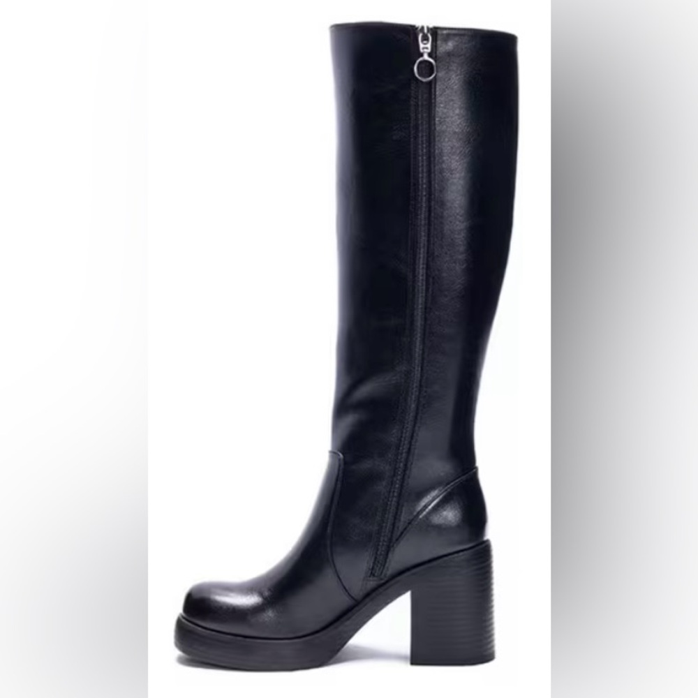 Dirty Laundry Black Over the Knee Boots